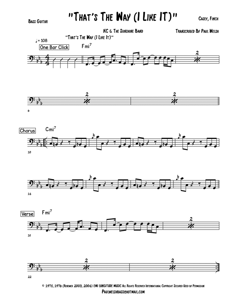 That's The Way (i Like It) Small Ensemble scores gallery preview page 1