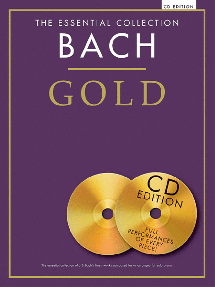 The Essential Collection Bach Gold – CD Edition Piano Solo scores gallery preview page 1