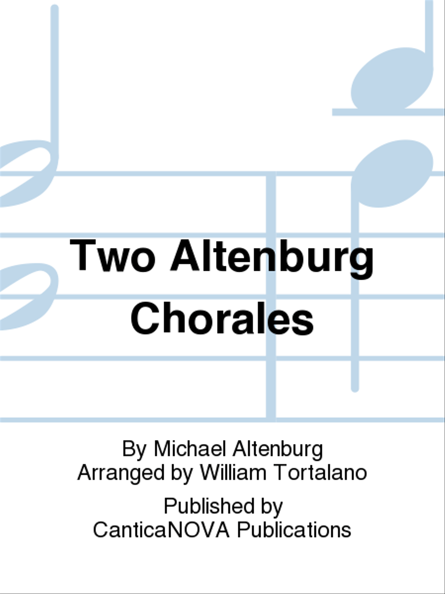 Two Altenburg Chorales Unison Choir scores gallery preview page 1