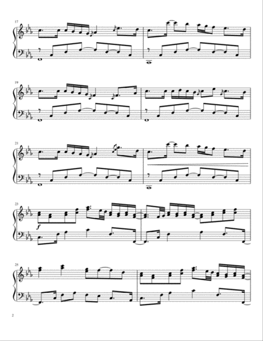 Four Preludes Piano Solo scores gallery preview page 2