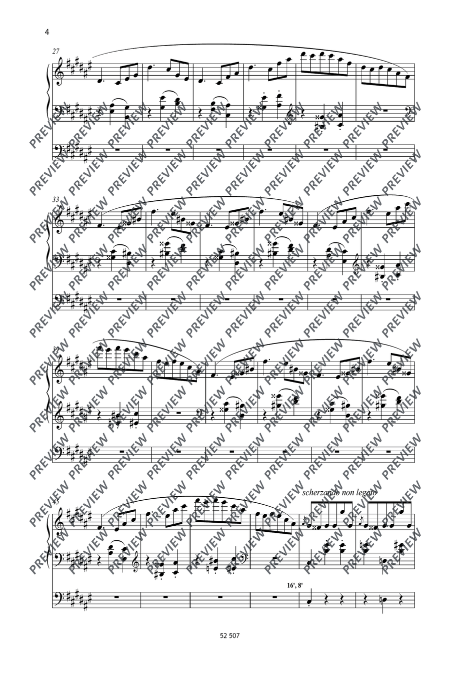 Valse oubliée No. 1 Organ scores gallery preview page 5