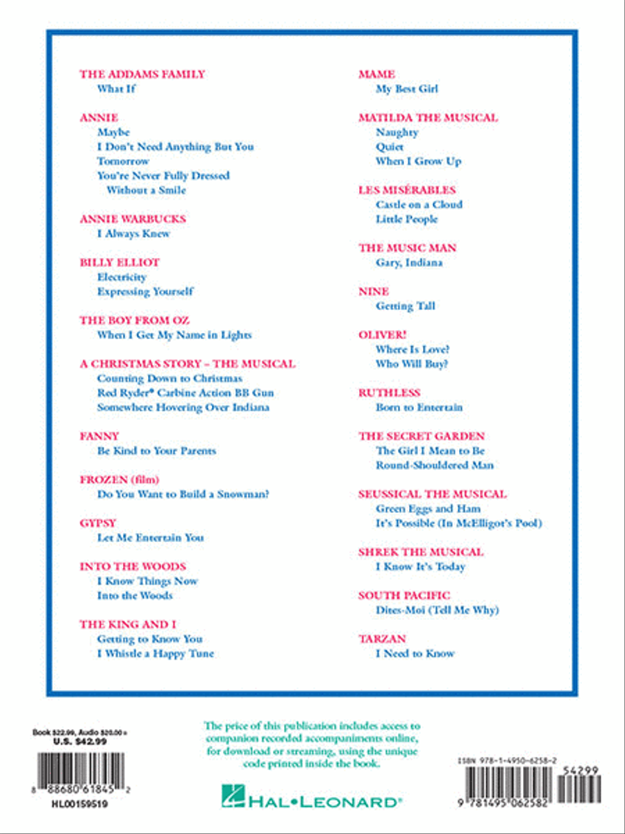 Singer's Musical Theatre Anthology - Children's Edition Voice scores gallery preview page 7