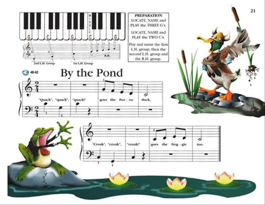 Teaching Little Fingers to Play – Book/Audio Piano Method scores gallery preview page 8