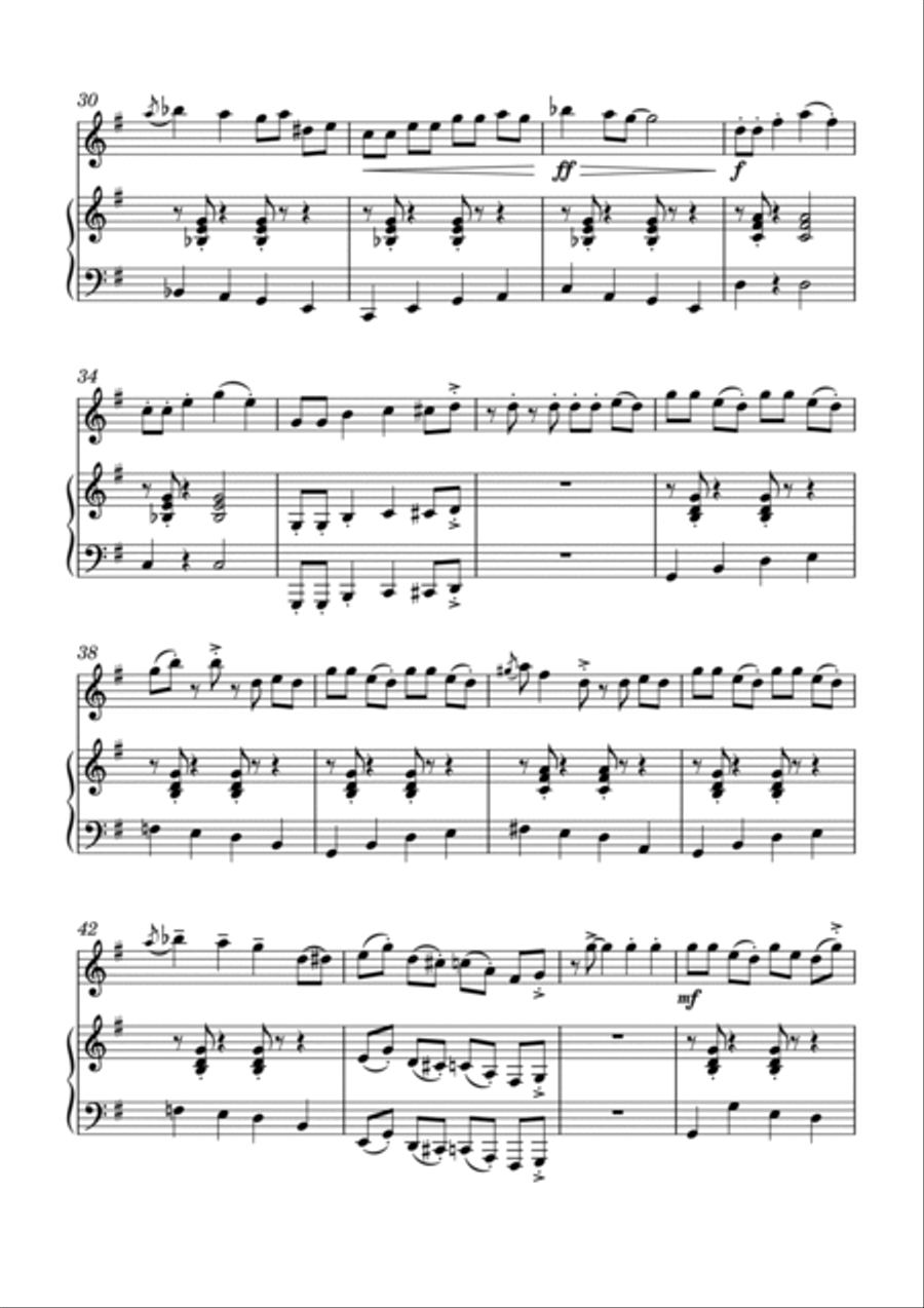 Rock'n'Roll Party! Flute Solo scores gallery preview page 3