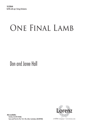 Book cover for One Final Lamb