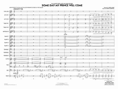 Some Day My Prince Will Come (arr. Chuck Israels) - Conductor Score (Full Score)