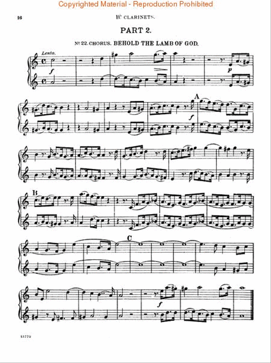Messiah (Oratorio, 1741) Choir scores gallery preview page 2
