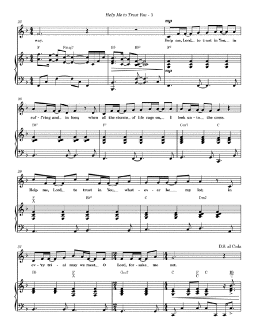Help Me to Trust You Voice scores gallery preview page 4
