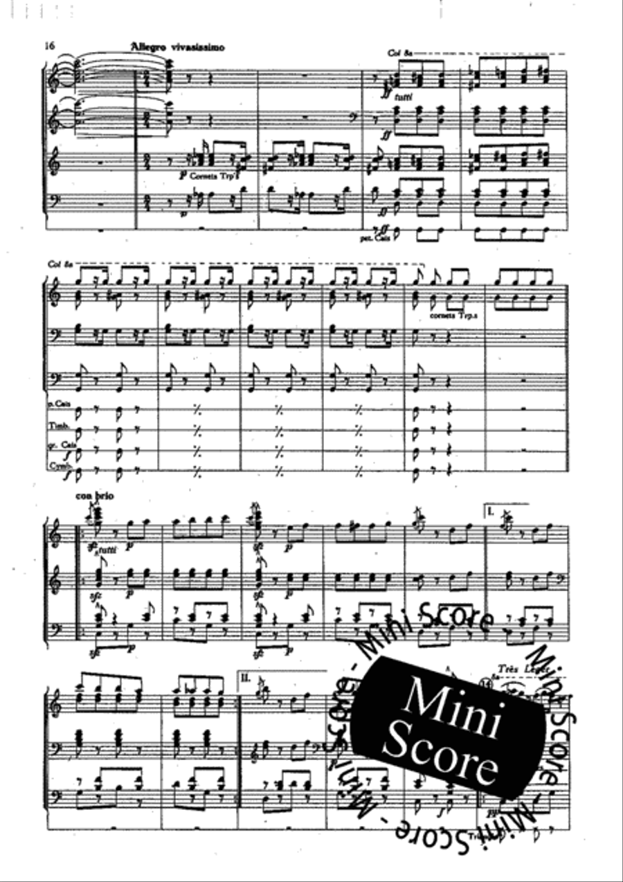 Ballet Des Heures Fanfare Band scores gallery preview page 18