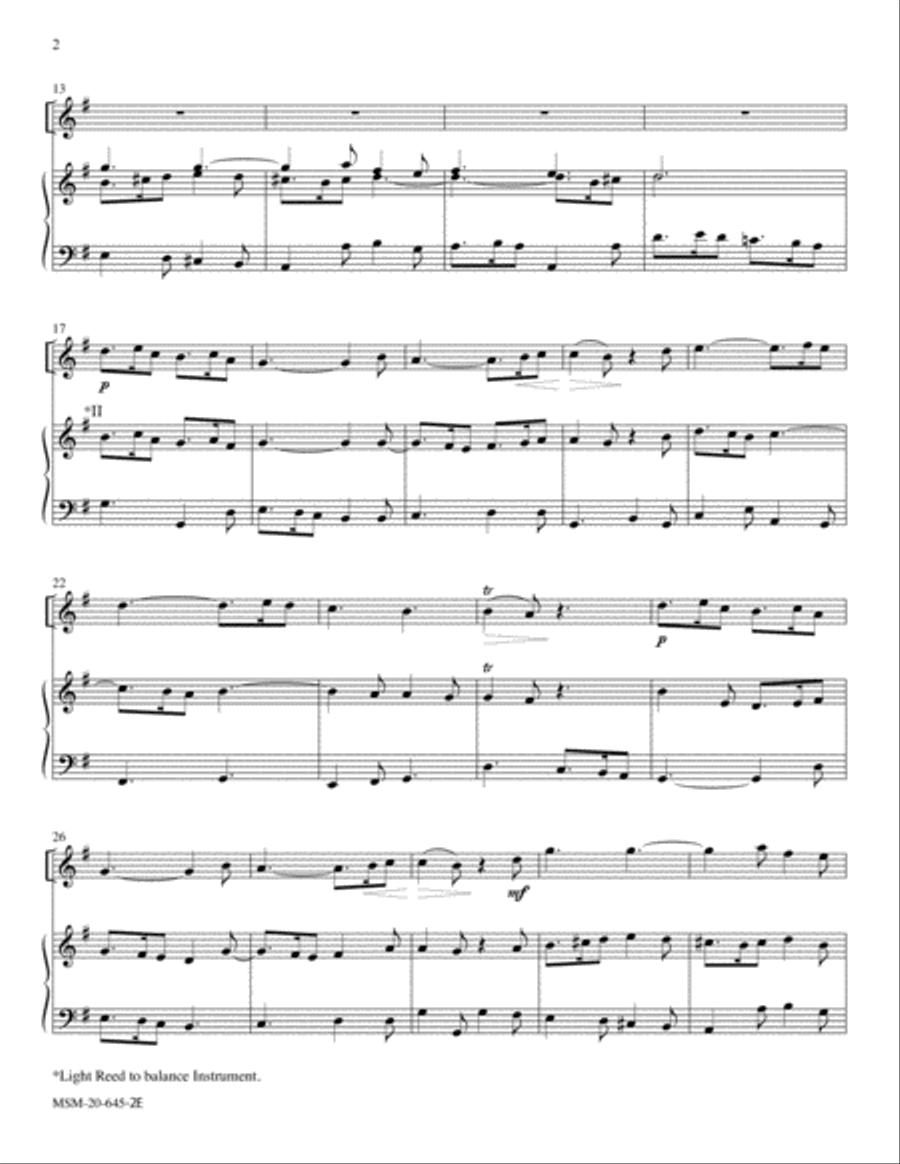 Pastorale Pastorale Clarinet scores gallery preview page 2