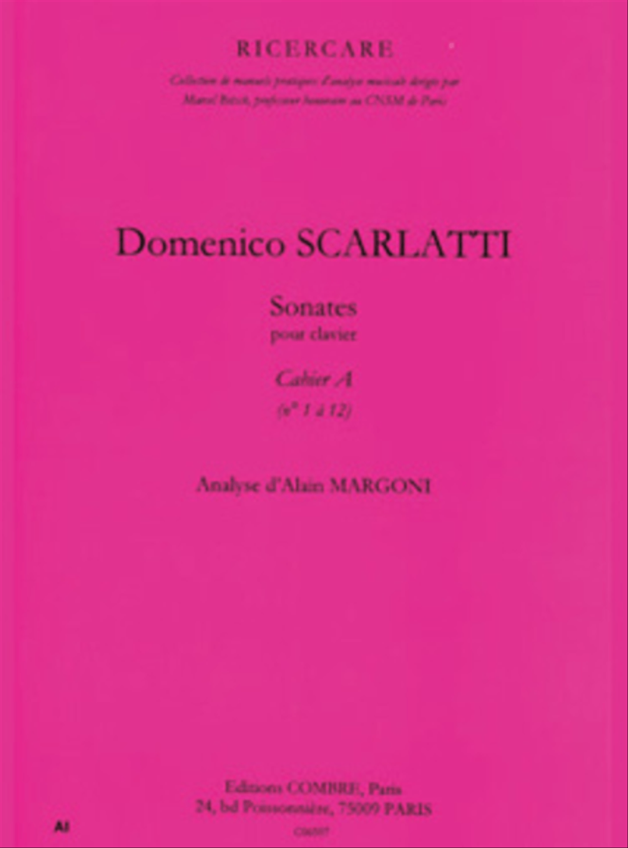 Sonates pour clavier cahier A (No. 1 a 12) Score scores gallery preview page 1