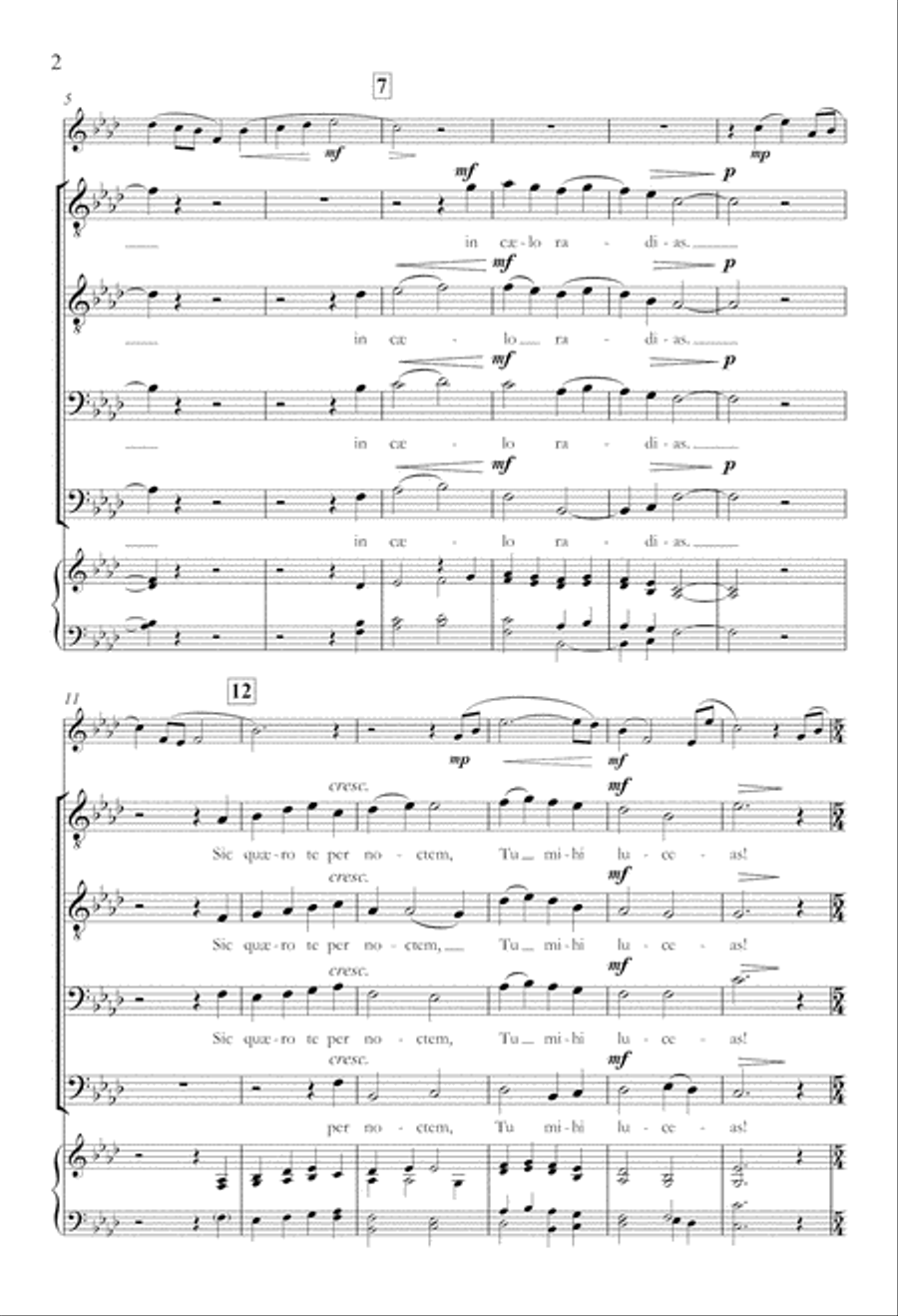 O Stella de Bethlehem TTBB scores gallery preview page 3