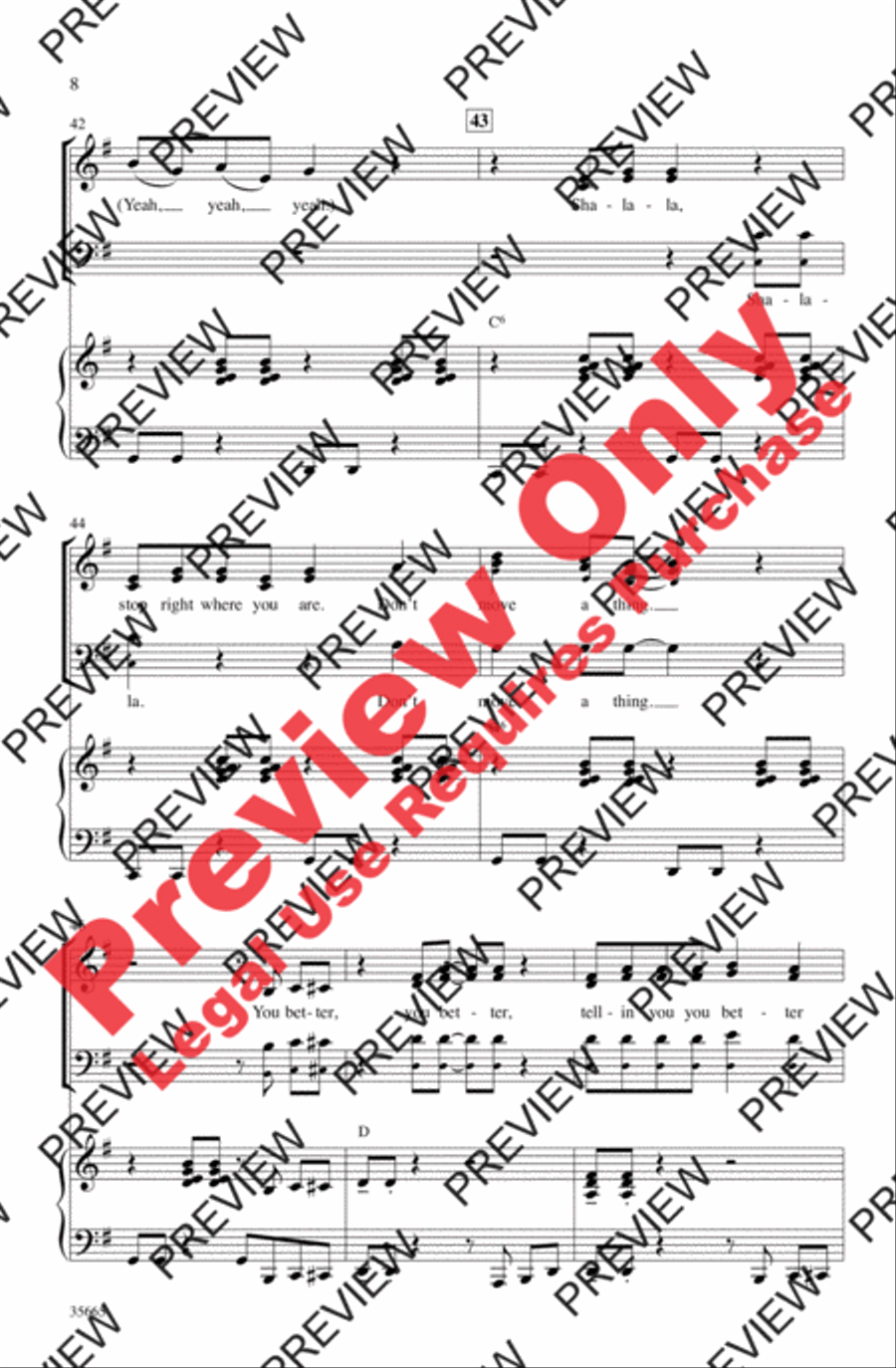 Little Shop of Horrors 3-Part scores gallery preview page 7