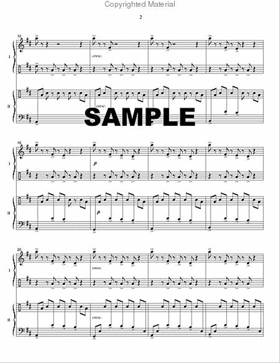 Intersections Intersections Percussion Ensemble scores gallery preview page 3