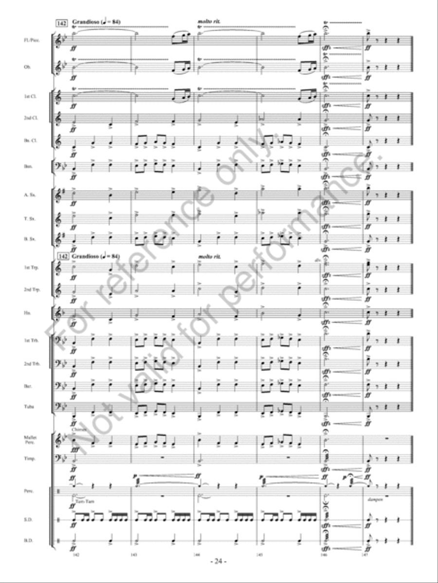 Fate of the Gods Fate of the Gods Concert Band scores gallery preview page 25