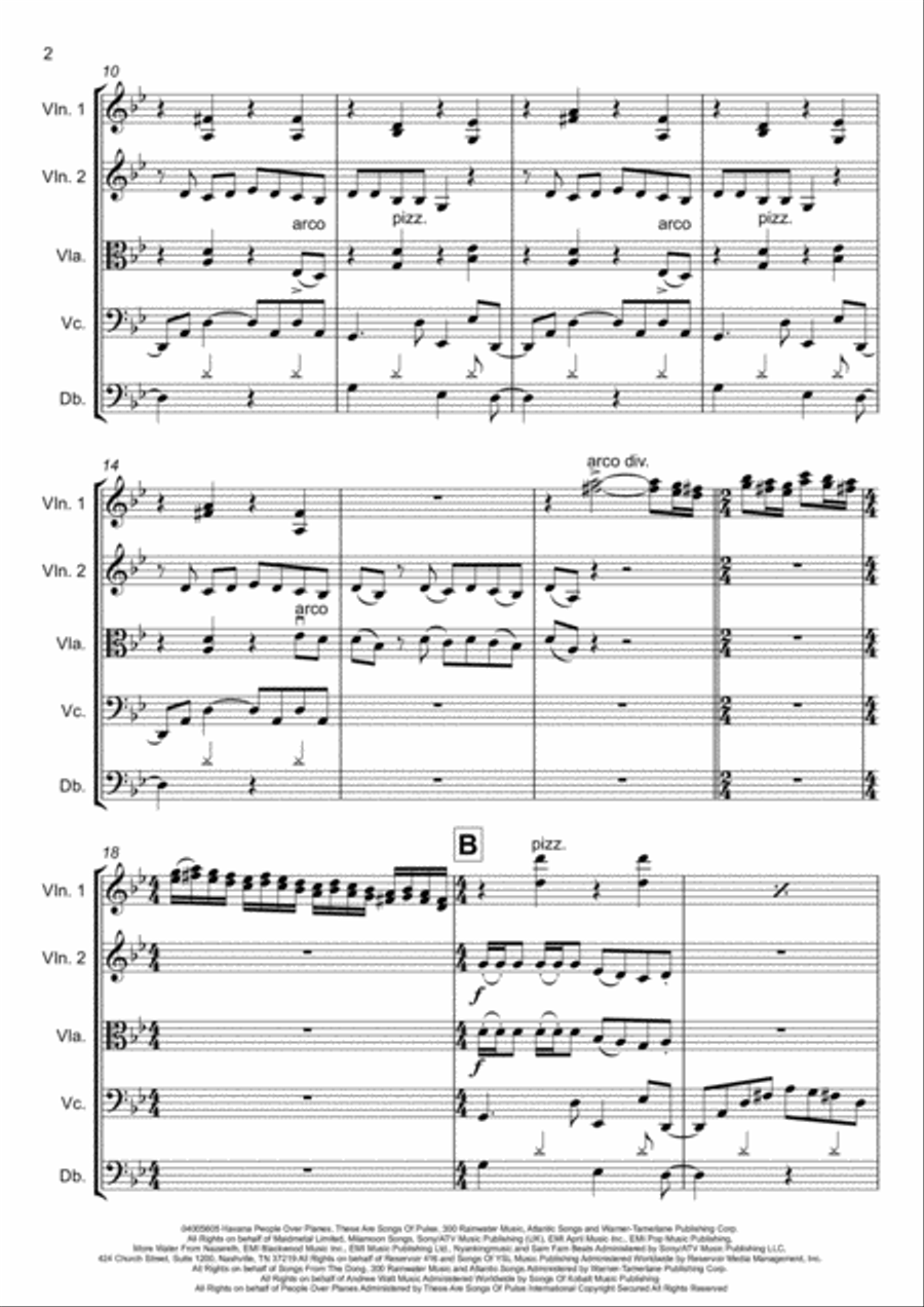 Havana String Orchestra scores gallery preview page 2