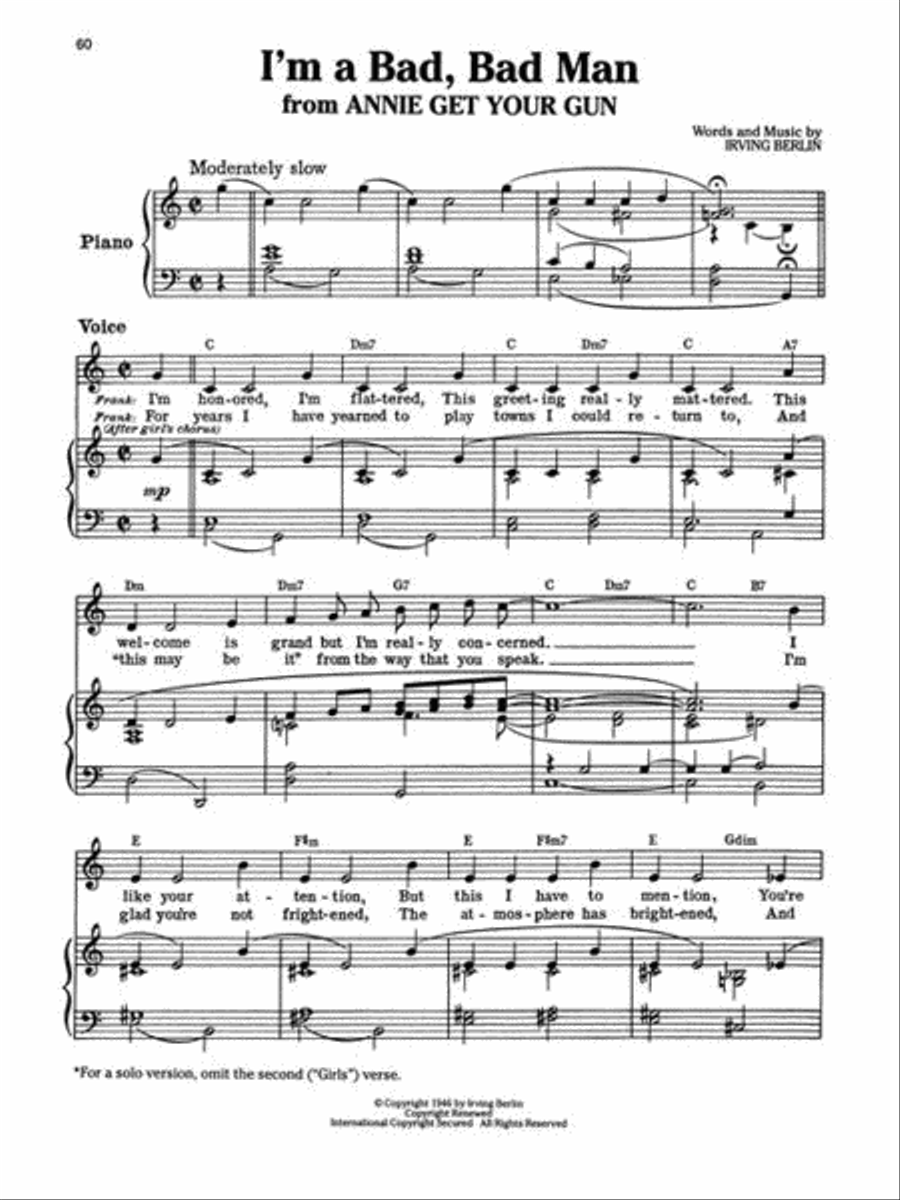 Musical Theatre Anthology for Teens Voice scores gallery preview page 6
