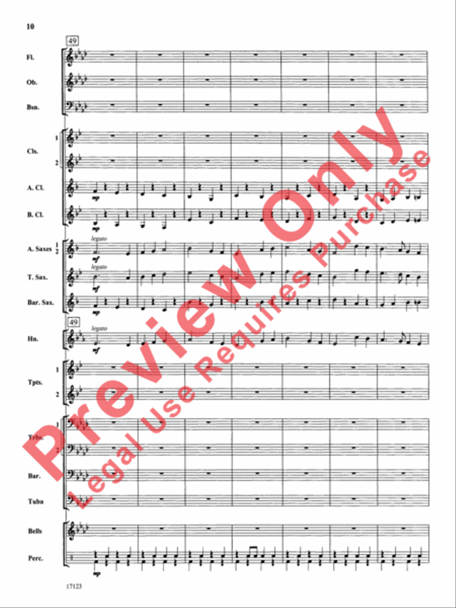 Westbrook March Concert Band scores gallery preview page 11