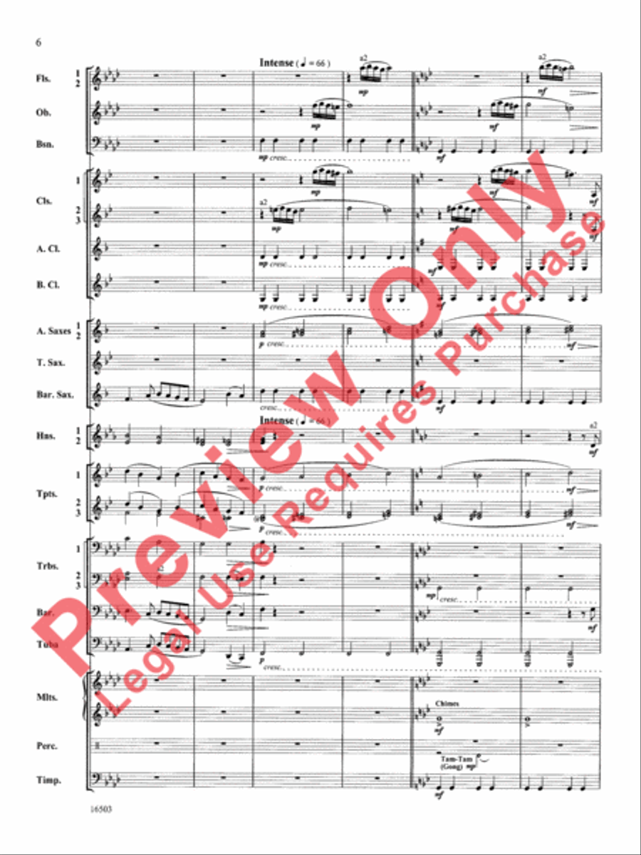A Winter's Carol Concert Band scores gallery preview page 7