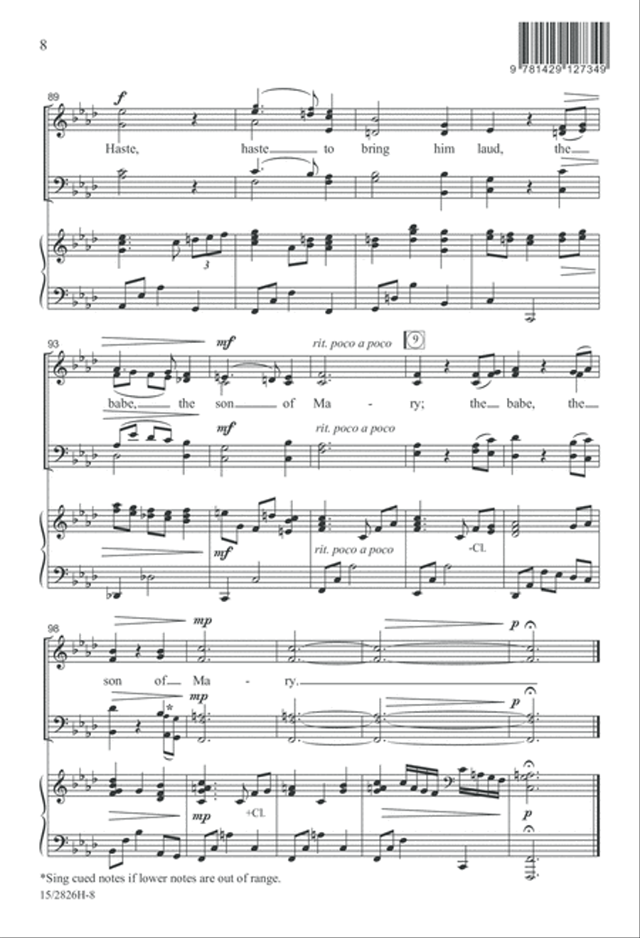 What Child Is This 4-Part scores gallery preview page 8