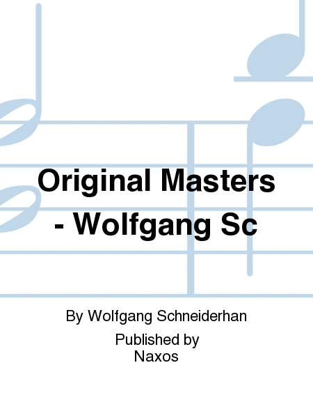 Original Masters - Wolfgang Sc