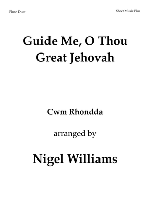 Book cover for Guide Me, O Thou Great Jehovah, for Flute Duet