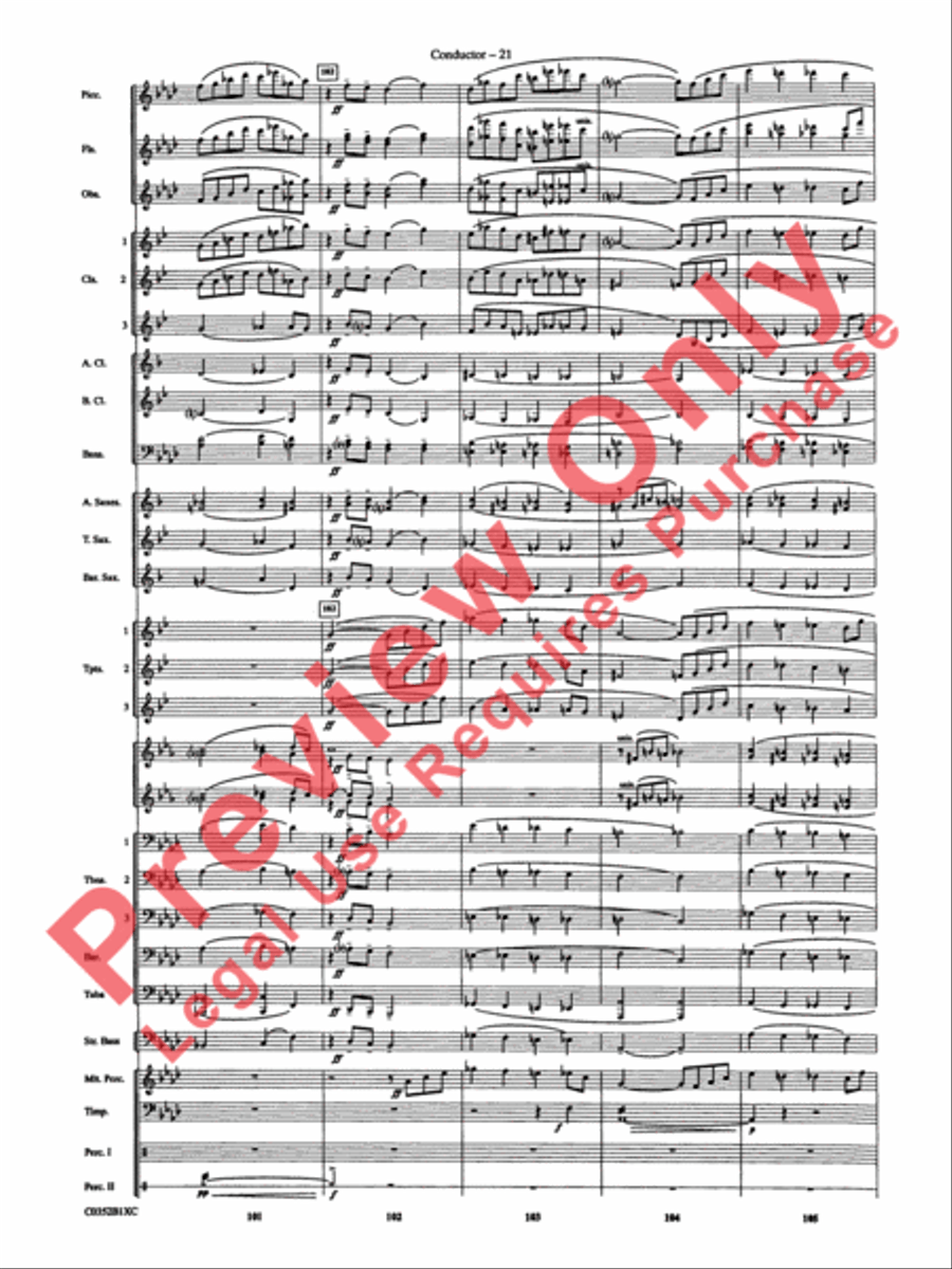 Duke Ellington! Duke Ellington! Concert Band scores gallery preview page 24
