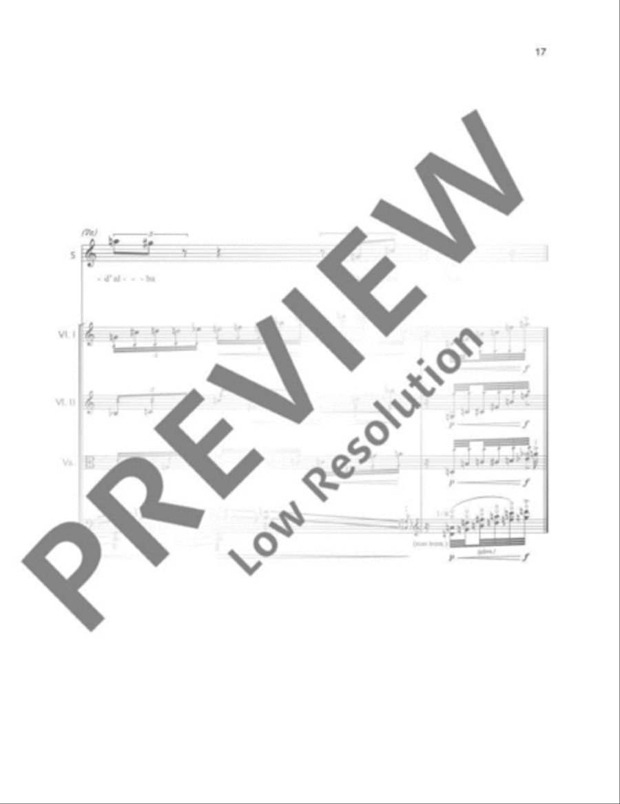 Increschantüm String Quartet scores gallery preview page 18