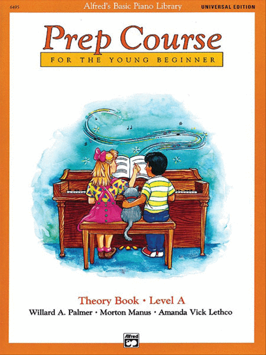 Alfred's Basic Piano Prep Course Theory Book, Book A Piano Method scores gallery preview page 1