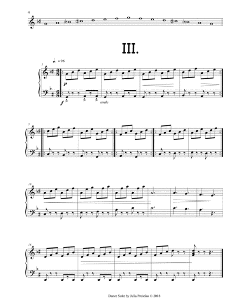 Dance Suite Piano Method scores gallery preview page 4