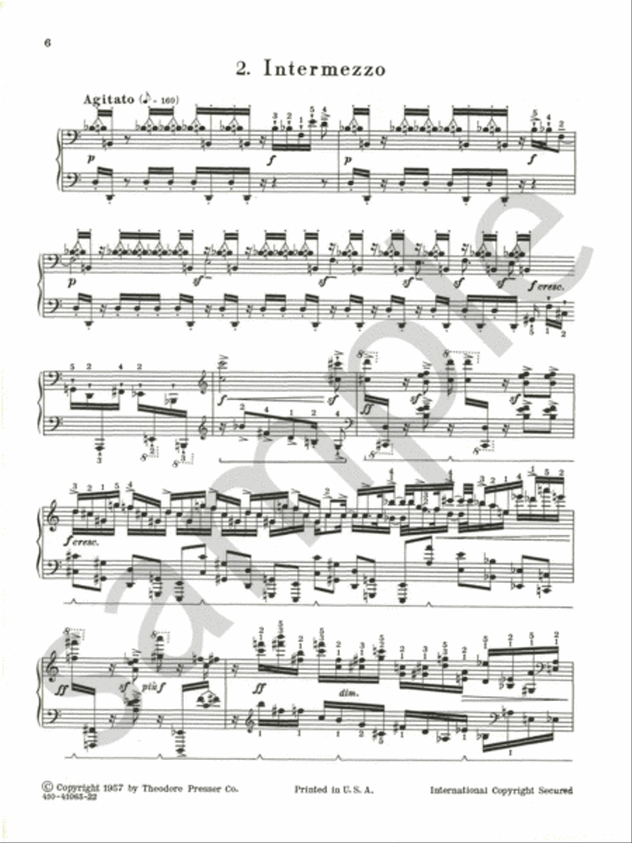 Eight Pieces For Piano Chamber Music scores gallery preview page 4