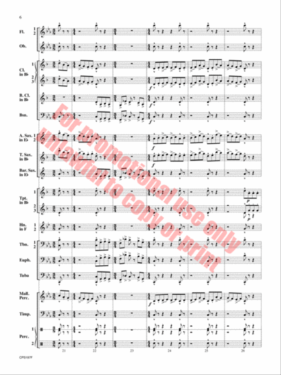 Polar Vortex Concert Band scores gallery preview page 7