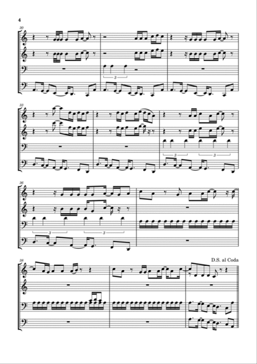 Uh Oh (here I Go) Uh Oh (here I Go) Brass Ensemble scores gallery preview page 5