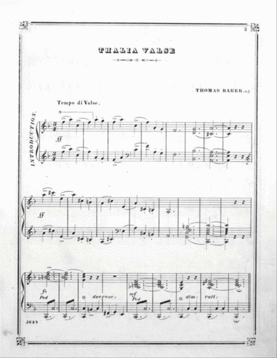 Thalia Waltz Piano Solo scores gallery preview page 2