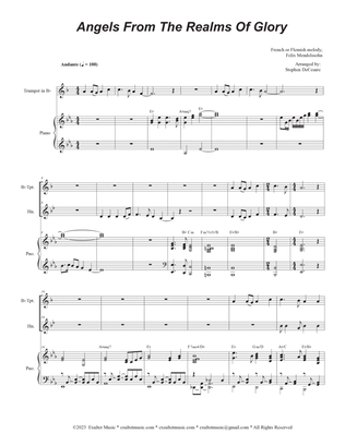 Angels From The Realms Of Glory (Duet for Bb-Trumpet and French Horn)