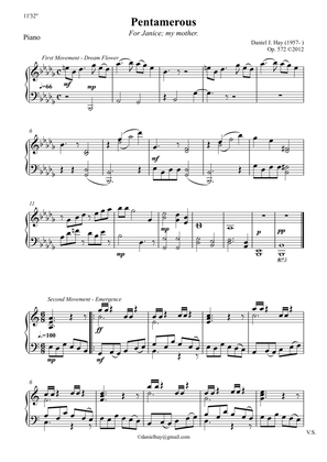 Pentamerous (Opus 572) - Piano (In Five Movements)