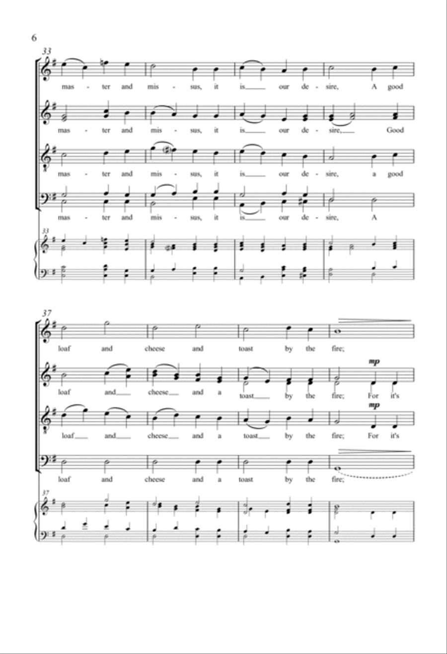 Somerset Wassail Somerset Wassail 4-Part scores gallery preview page 5
