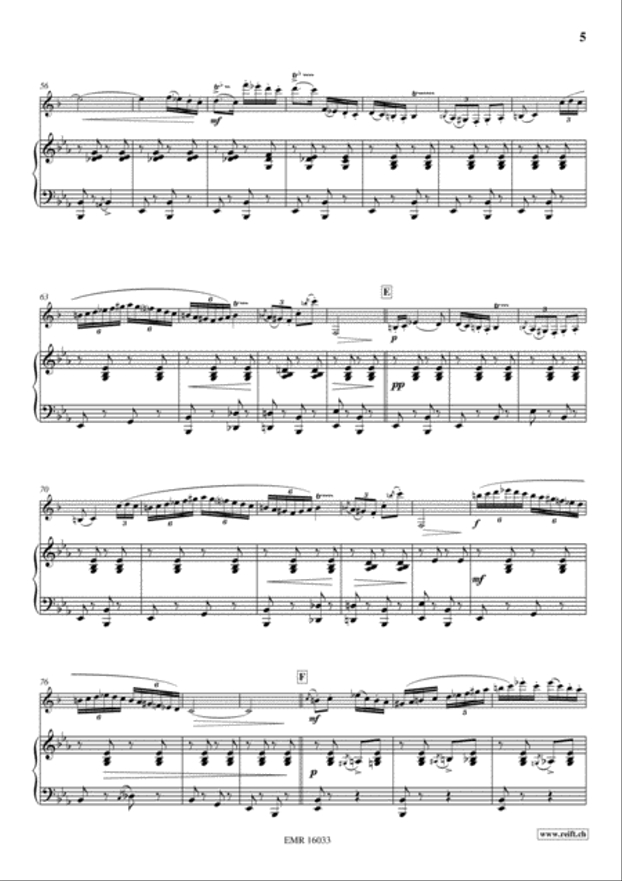 Hora Staccato Clarinet Solo scores gallery preview page 5