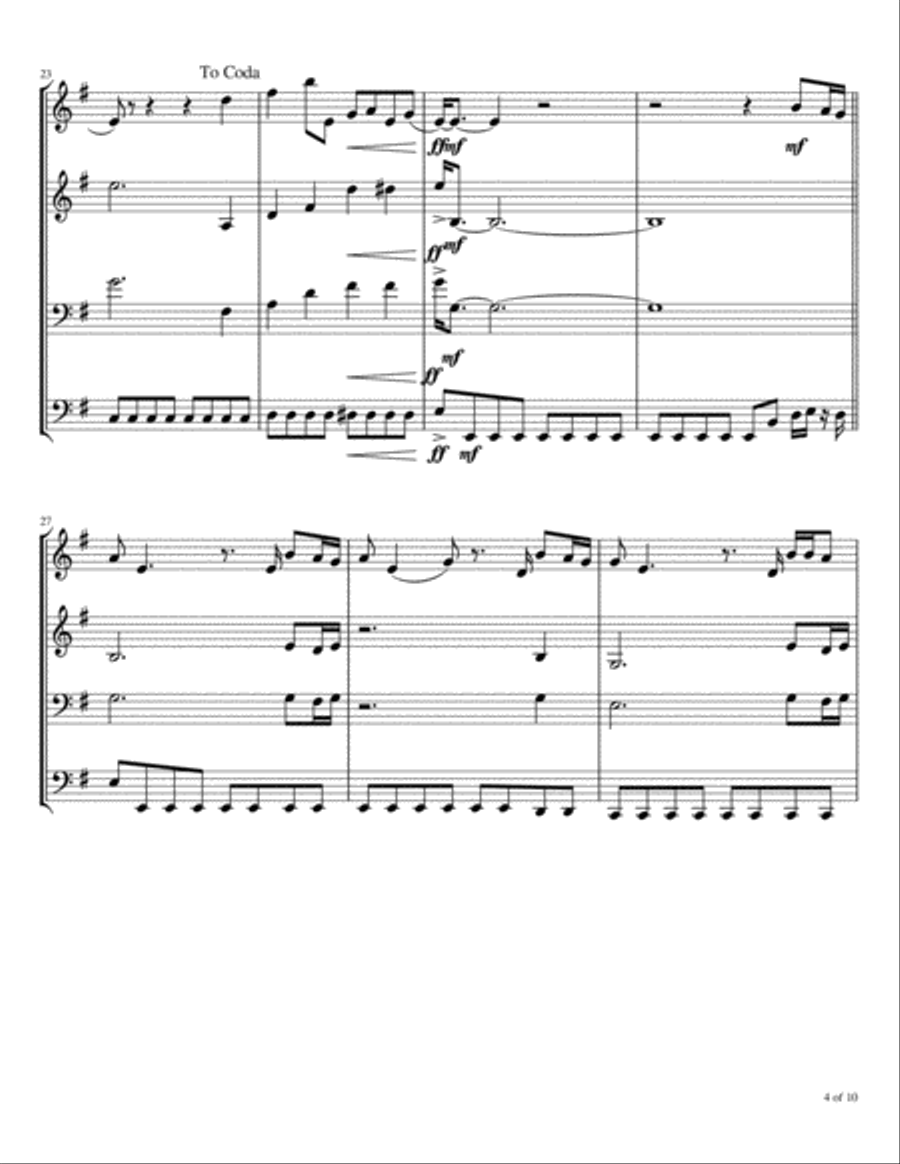 Still Rolling Stones Still Rolling Stones Brass Ensemble scores gallery preview page 5