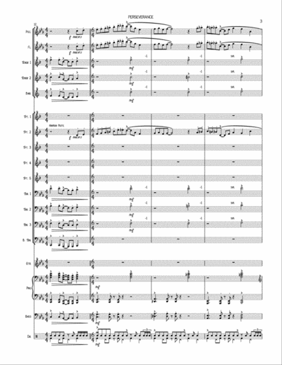 Perseverance Jazz Ensemble scores gallery preview page 3
