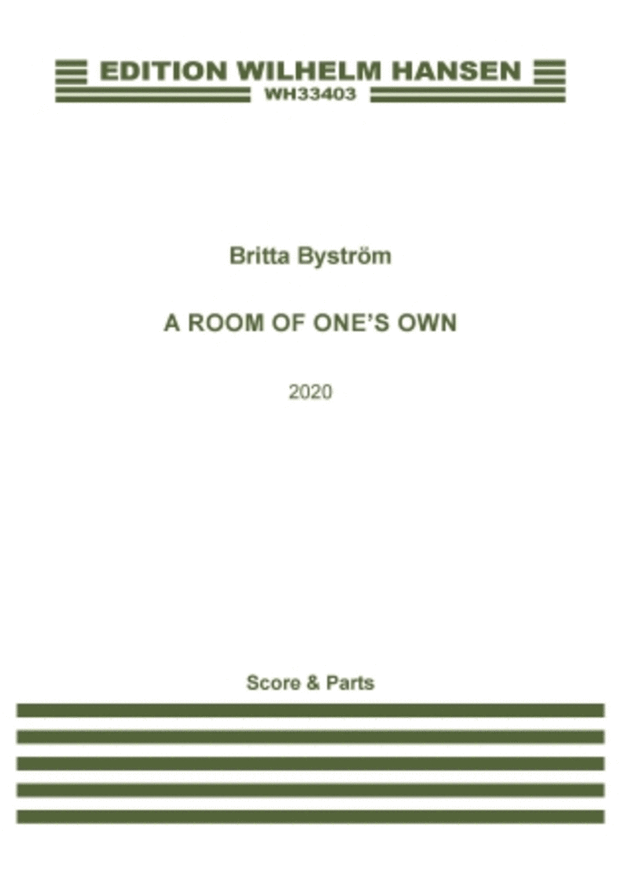 A Room Of One's Own Score scores gallery preview page 1