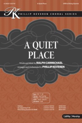 A Quiet Place - Anthem Accompaniment CD