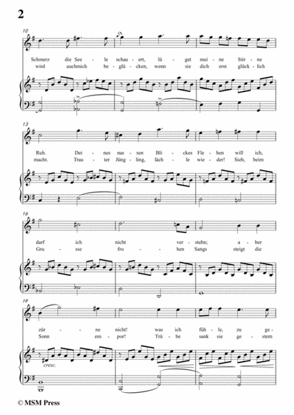 Schubert-Pflicht und Liebe,in e minor,for Voice and Piano image number null