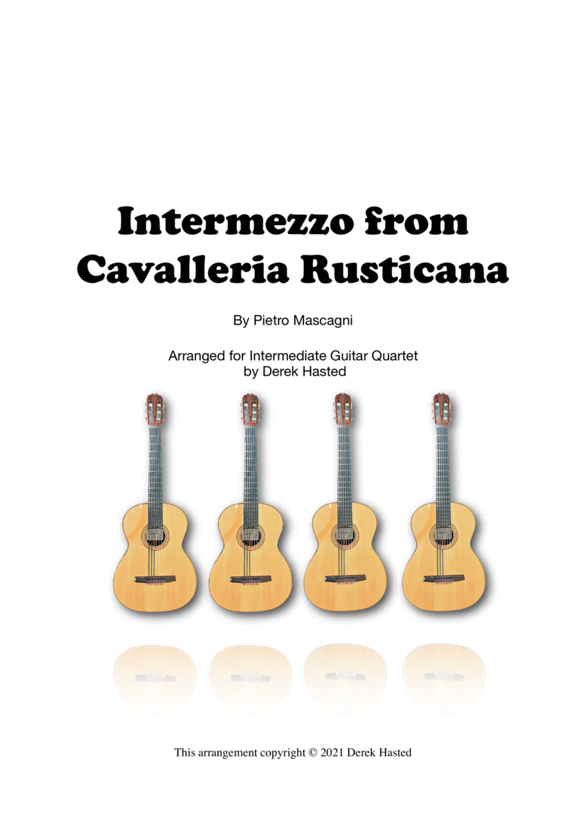Intermezzo from Cavalleria Rusticana - 4 intermediate guitars image number null