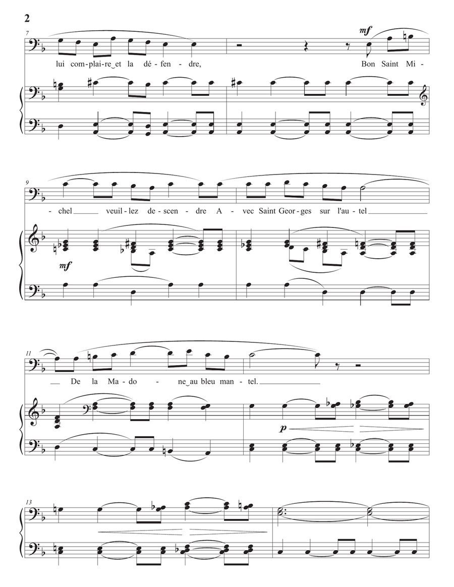Chanson Romanesque Chanson Romanesque Voice scores gallery preview page 3