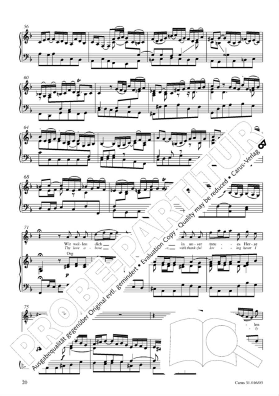 Lord God, thy praise we sing (Herr Gott, dich loben wir) ATB scores gallery preview page 21