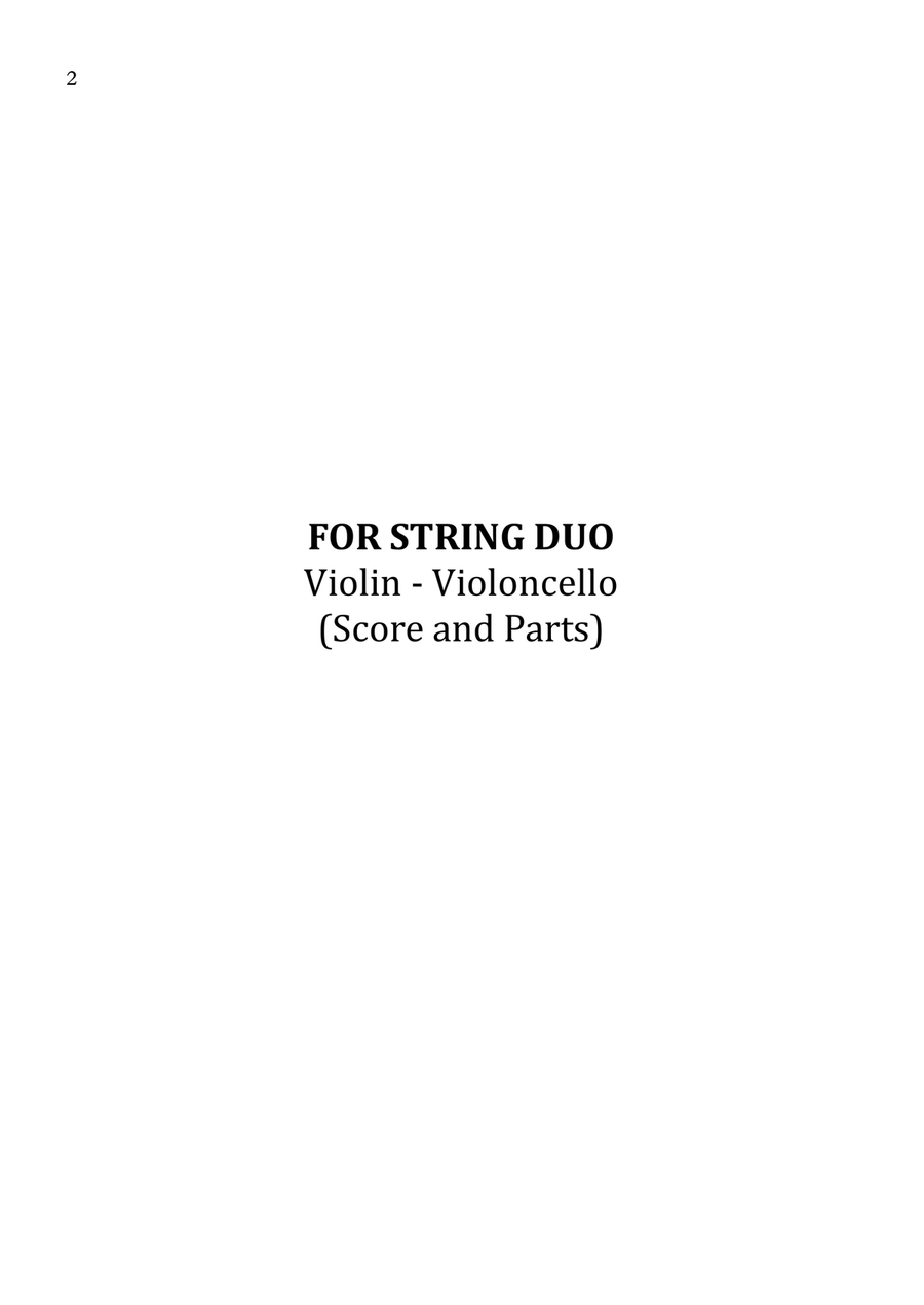 Memories String Duet scores gallery preview page 2