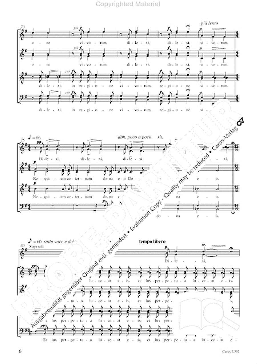 Dilexi 4-Part scores gallery preview page 7