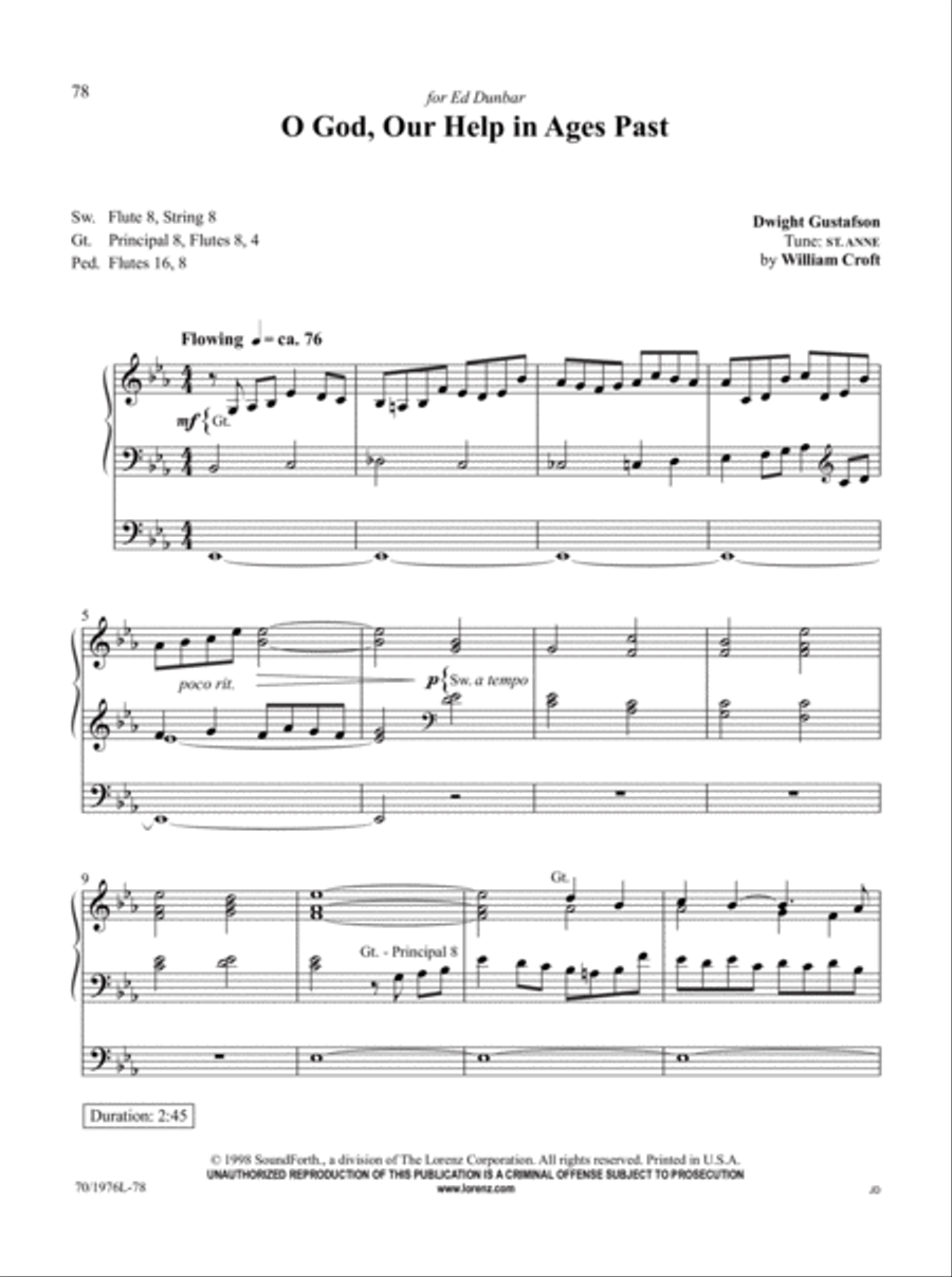 The Organist's Library, Vol. 60 Organ Solo scores gallery preview page 28