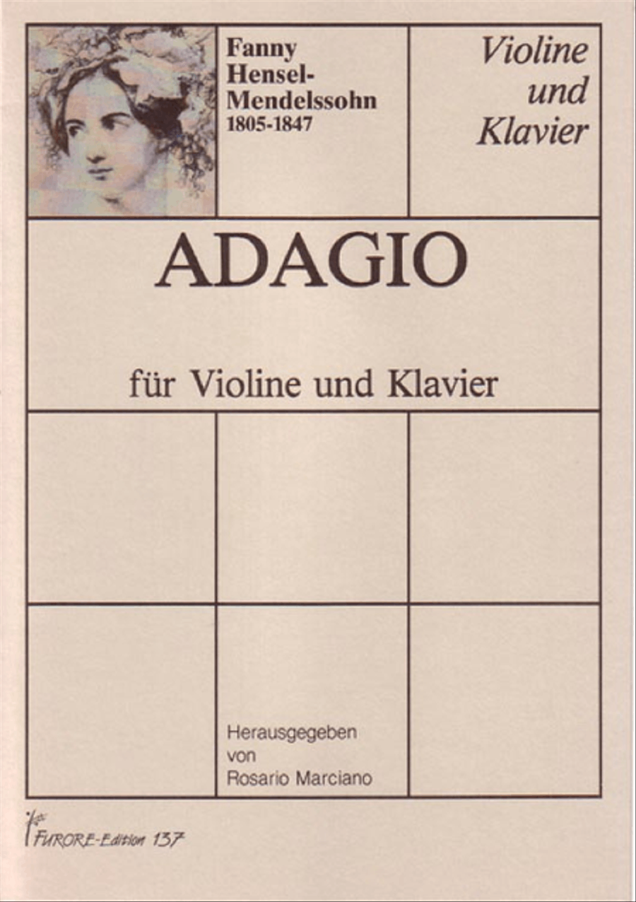 Adagio Violin Solo scores gallery preview page 1